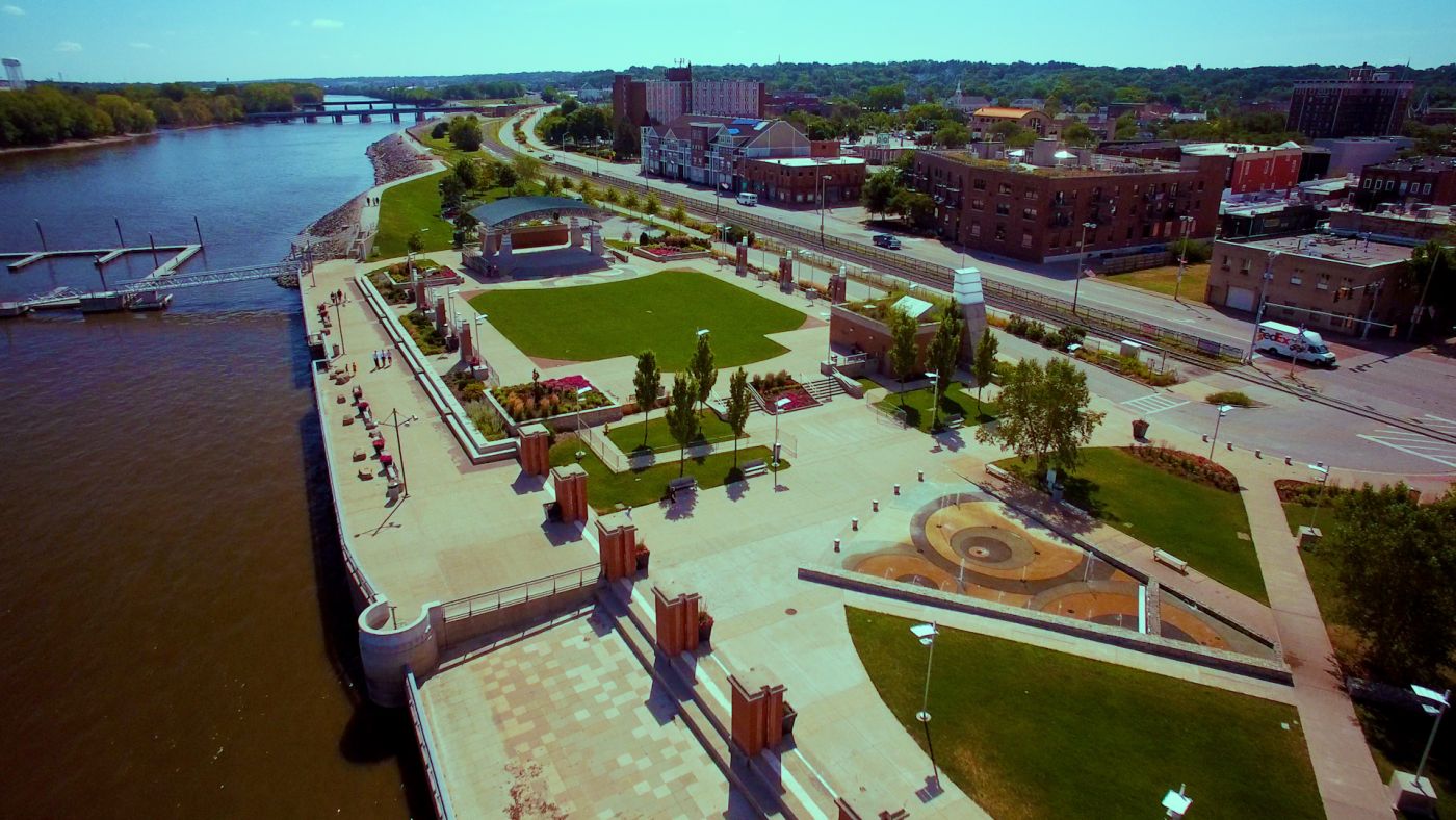 Riverfront, Downtown Rock Island