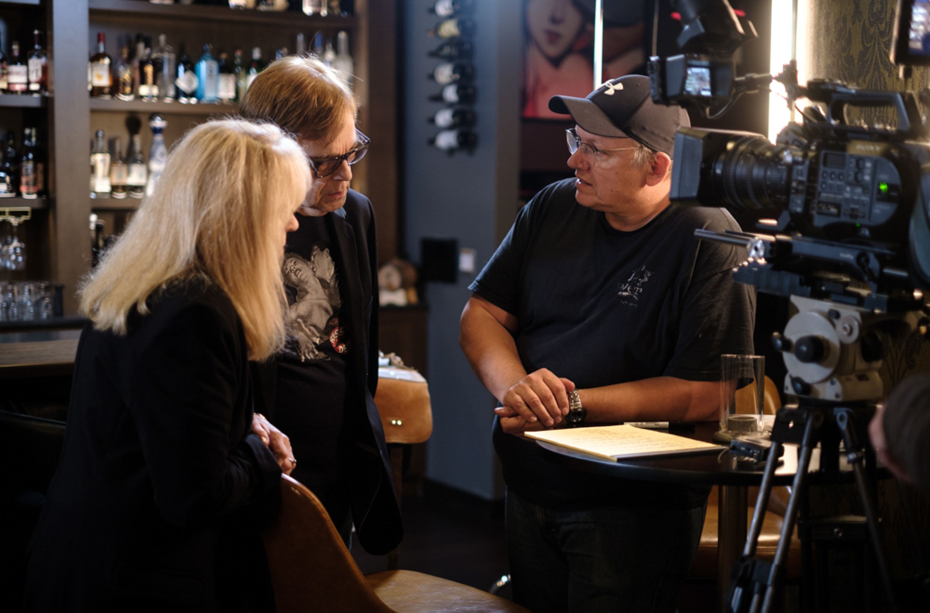 Shooting film on site